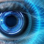 Human subject wears augmented reality contact lens for first time By Louis Rosenberg